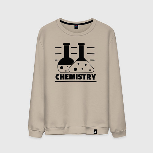 Мужской свитшот CHEMISTRY химия / Миндальный – фото 1