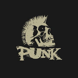 Свитшот хлопковый мужской Punk Skull, цвет: черный — фото 2