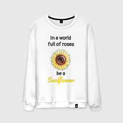 Мужской свитшот Be a Sunflower