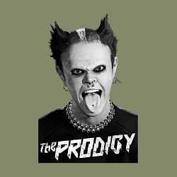 Свитшот хлопковый мужской The Prodigy - firestarter, цвет: авокадо — фото 2