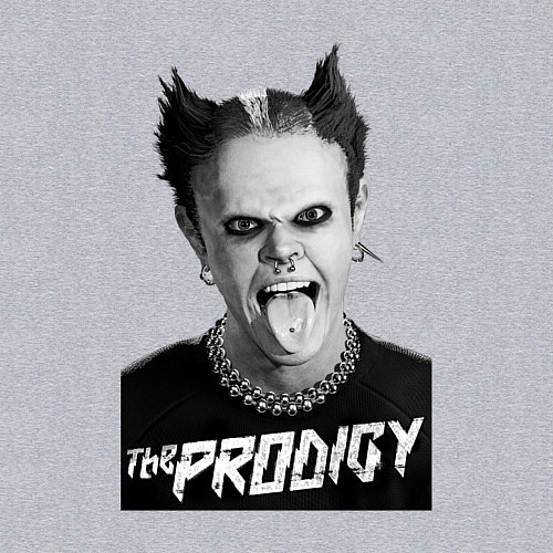 Мужской свитшот The Prodigy - firestarter / Меланж – фото 3