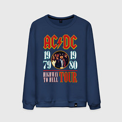 Мужской свитшот ACDC HIGHWAY TO HELL TOUR