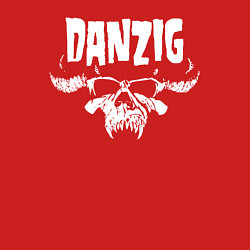 Свитшот хлопковый мужской Danzig skull, цвет: красный — фото 2