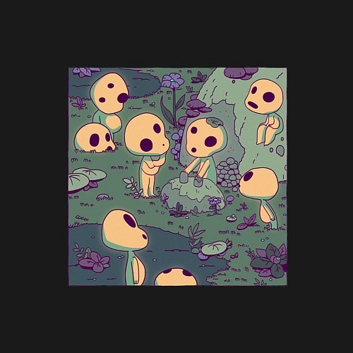 Мужской свитшот Kodama - playtime / Черный – фото 3