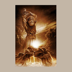 Свитшот хлопковый мужской Сварог - Кузнец, цвет: миндальный — фото 2