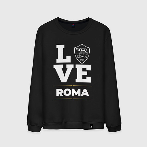 Мужской свитшот Roma Love Classic / Черный – фото 1