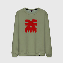 Свитшот хлопковый мужской Знак Кхорна, цвет: авокадо
