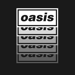 Свитшот хлопковый мужской Растворяющийся логотип OASIS, цвет: черный — фото 2