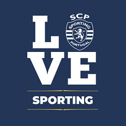 Свитшот хлопковый мужской Sporting Love Classic, цвет: тёмно-синий — фото 2