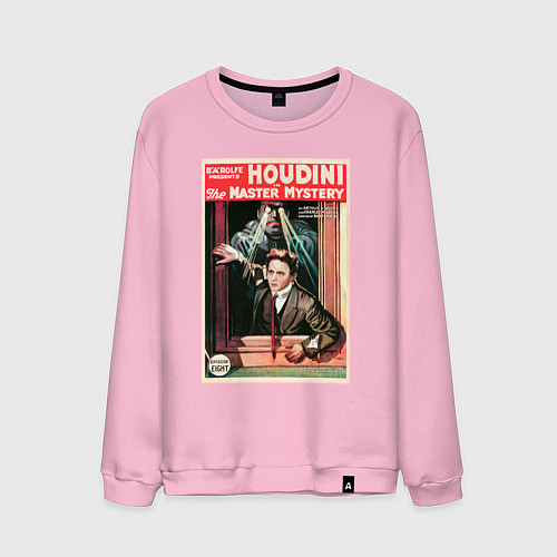 Мужской свитшот Poster Harry Houdini Episode Eight / Светло-розовый – фото 1