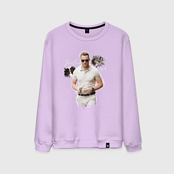Свитшот хлопковый мужской Болат, цвет: лаванда