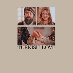 Свитшот хлопковый мужской Turkish Love Muhtesem Yuzyil, цвет: миндальный — фото 2