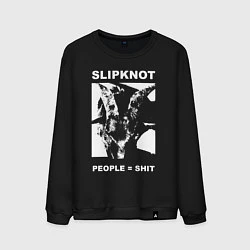 Свитшот хлопковый мужской Slipknot People Shit, цвет: черный