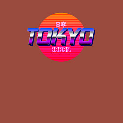 Свитшот хлопковый мужской Retrowave Tokyo, цвет: кирпичный — фото 2