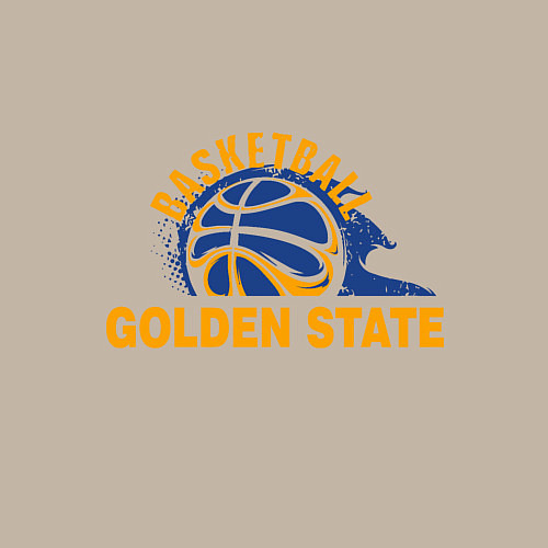 Мужской свитшот Golden State Basketball / Миндальный – фото 3