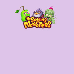 Свитшот хлопковый мужской My Singings Monsters Logo, цвет: лаванда — фото 2