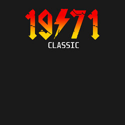 Свитшот хлопковый мужской 1971 стилизация под ACDC, цвет: черный — фото 2