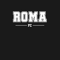 Свитшот хлопковый мужской Roma Football Club Классика, цвет: черный — фото 2