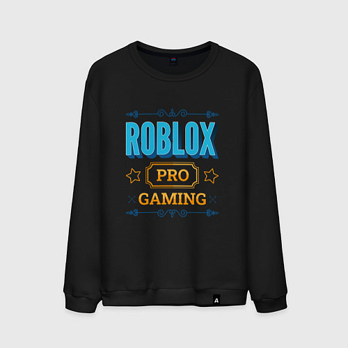 Мужской свитшот Игра Roblox PRO Gaming / Черный – фото 1