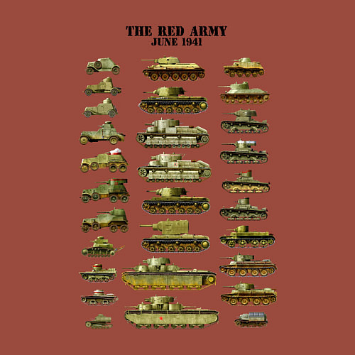 Мужской свитшот Red Army June 1941 - Красная армия Июнь 1941 / Кирпичный – фото 3