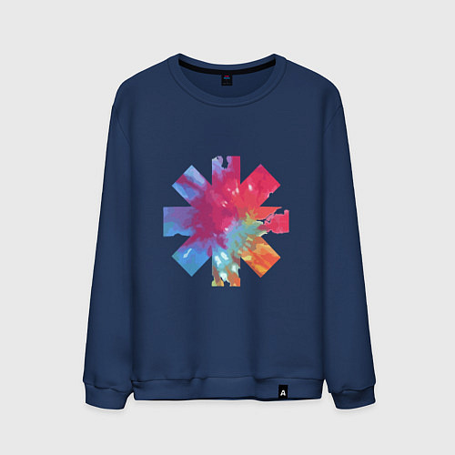 Мужской свитшот RHCP Color / Тёмно-синий – фото 1