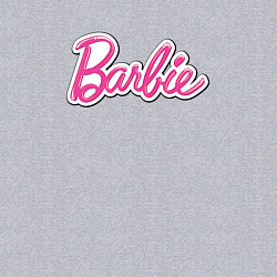 Свитшот хлопковый мужской Barbie logo, цвет: меланж — фото 2