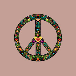 Свитшот хлопковый мужской Pacific symbol, цвет: пыльно-розовый — фото 2