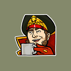 Свитшот хлопковый мужской Ciaphas Cain Mug mug, цвет: авокадо — фото 2