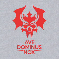 Свитшот хлопковый мужской Ave Dominus Nox клич повелителей ночи, цвет: меланж — фото 2