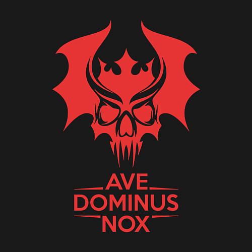 Мужской свитшот Ave Dominus Nox клич повелителей ночи / Черный – фото 3