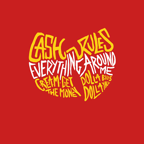 Мужской свитшот CREAM Wu-Tang / Красный – фото 3