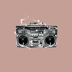 Свитшот хлопковый мужской Wu-Tang Boombox, цвет: пыльно-розовый — фото 2