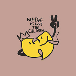 Свитшот хлопковый мужской Wu-Tang Is For The Children, цвет: пыльно-розовый — фото 2