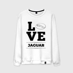 Свитшот хлопковый мужской Jaguar Love Classic, цвет: белый