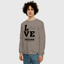 Свитшот хлопковый мужской Jaguar Love Classic, цвет: утренний латте — фото 2