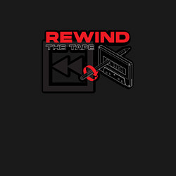 Свитшот хлопковый мужской Rewind the tape, цвет: черный — фото 2