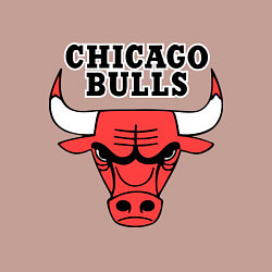 Свитшот хлопковый мужской Chicago Bulls, цвет: пыльно-розовый — фото 2