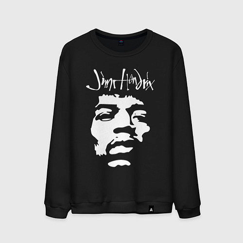 Мужской свитшот Джими Хендрикс / Черный – фото 1