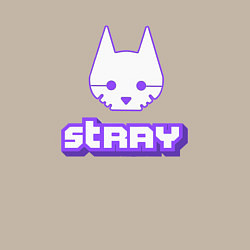 Свитшот хлопковый мужской Stray x Twitch, цвет: миндальный — фото 2