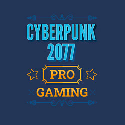 Свитшот хлопковый мужской Игра Cyberpunk 2077 pro gaming, цвет: тёмно-синий — фото 2