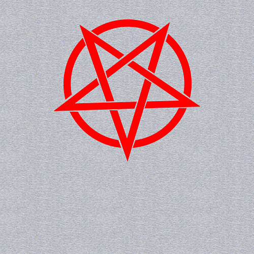 Мужской свитшот Стандартная пентаграмма / Меланж – фото 3