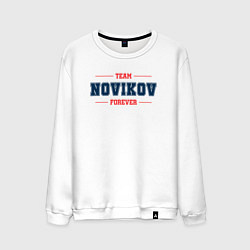 Мужской свитшот Team Novikov forever фамилия на латинице