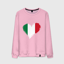 Мужской свитшот Сердце - Италия