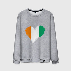 Мужской свитшот Сердце - Ирландия