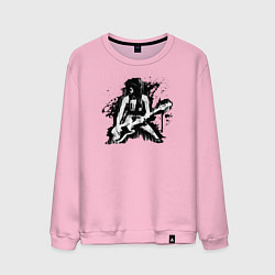 Свитшот хлопковый мужской Ramone, цвет: светло-розовый