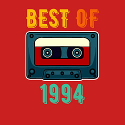 Свитшот хлопковый мужской Лучшее из 1994 аудиокассета, цвет: красный — фото 2