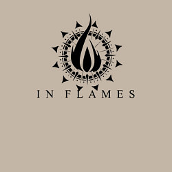 Свитшот хлопковый мужской In flames - rock, цвет: миндальный — фото 2