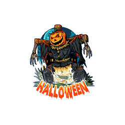 Свитшот хлопковый мужской Halloween Night, цвет: белый — фото 2