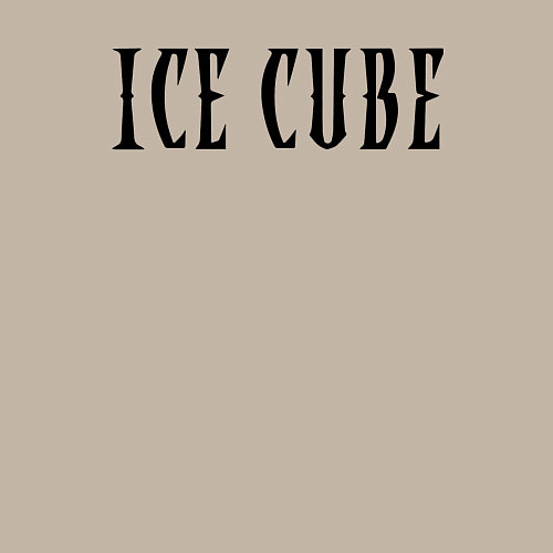 Мужской свитшот Ice Cube - logo / Миндальный – фото 3