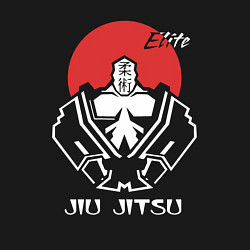 Свитшот хлопковый мужской Jiu-Jitsu red sun, цвет: черный — фото 2